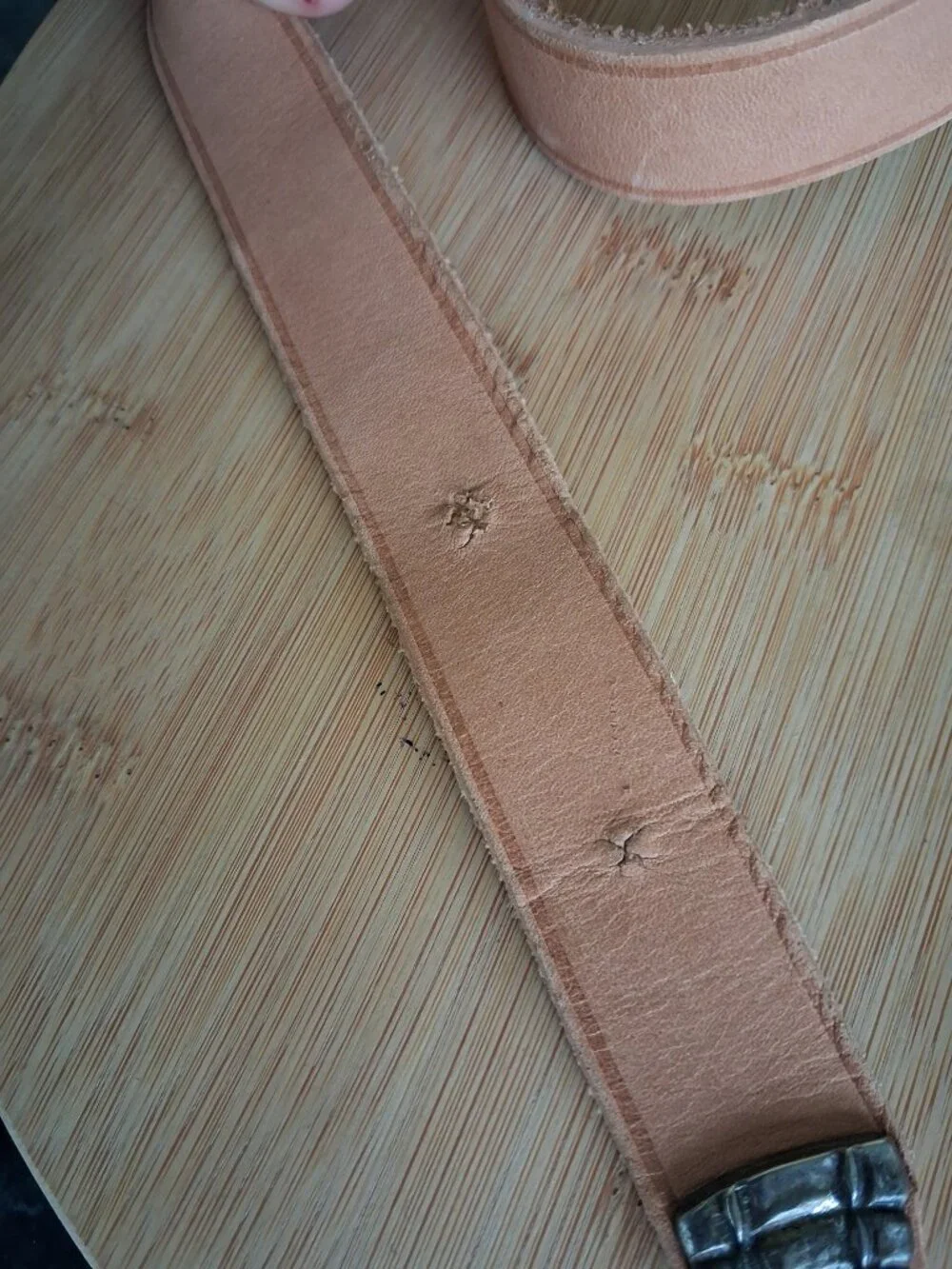 vintage Omega belt with alligator accents